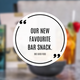 Quote from BBC Good Food: Our new favourite bar snack.
