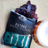 Made For Drink Beef Biltong and a pint of ber